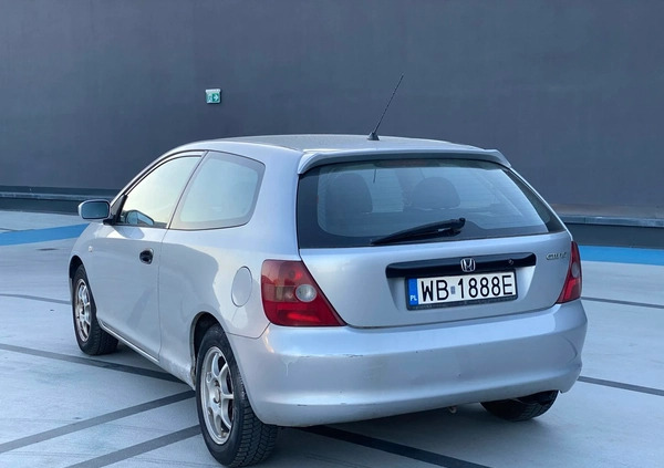 Honda Civic cena 3800 przebieg: 240000, rok produkcji 2003 z Warszawa małe 11